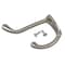 Gliderite Hardware 3 in. Satin Nickel Large Coat Double Hook, 5PK 7014-SN-5 - alternate 3